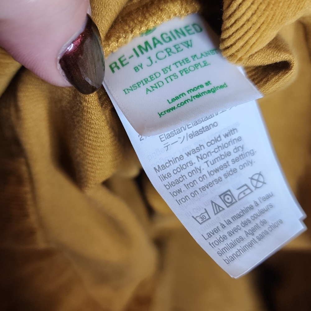 Crewcuts Mustard Brown Corduroy Sleeveless Dress Size 16 Kids J. Crew - Picture 8 of 16